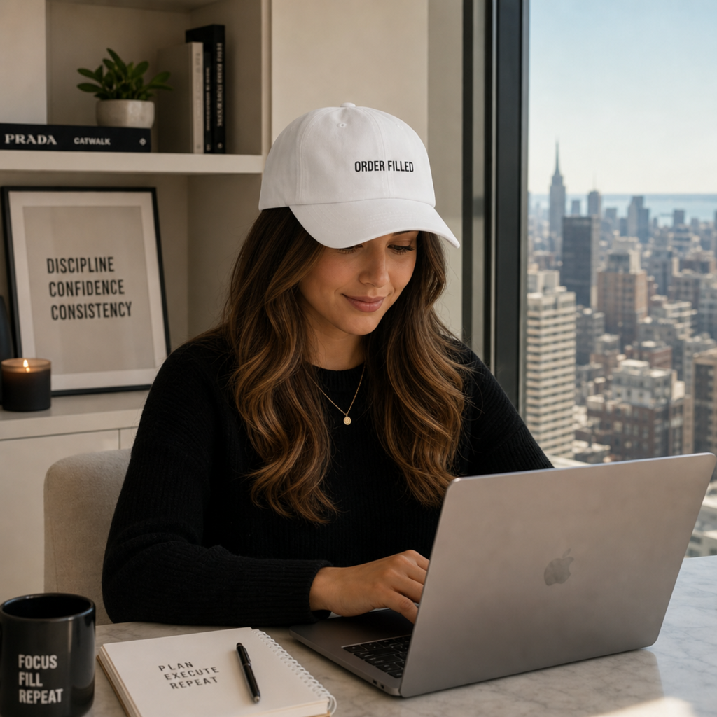 'Order Filled' Day Trader Dad Hat